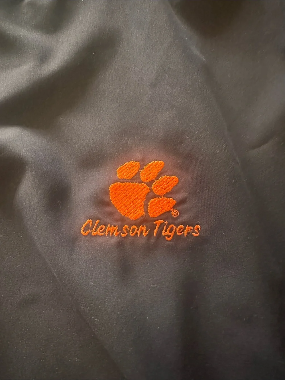 Graham Sportswear Clemson Tigers Navy/Orange Pullover Sweatshirt Men's L vintage